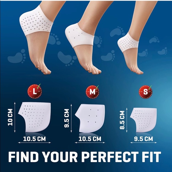 Ballotte, Gel/Silicone Heel Protectors, 4 pieces, Size Small - Picture 6 of 8